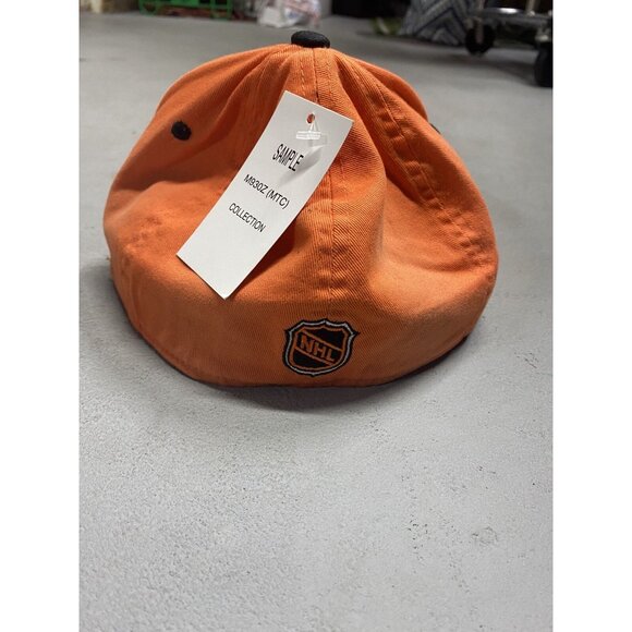 Philadelphia Flyers NHL CCM Orange Black Era Flex Fit Fitted Hat Cap S/M NEW - Picture 6 of 6